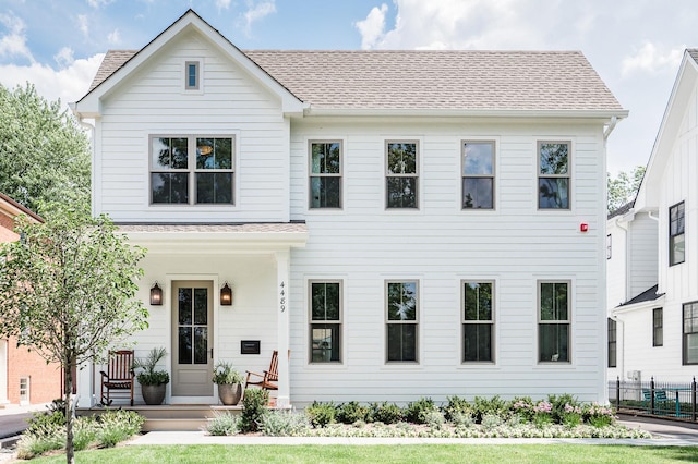 4489 Central Ave, Western Springs, IL 60558 - view of front of house with a shingled roof