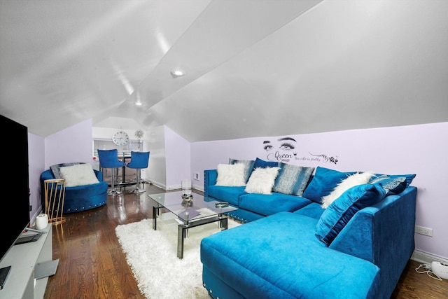 1418 N Mayfield Ave, Chicago, IL 60651 - living area with wood finished floors and vaulted ceiling