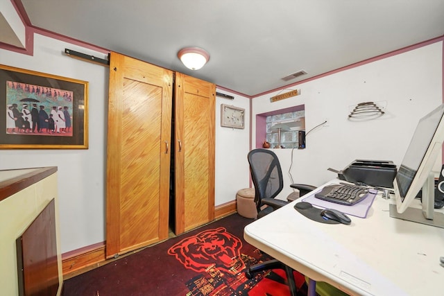 1418 N Mayfield Ave, Chicago, IL 60651 - office area featuring a barn door