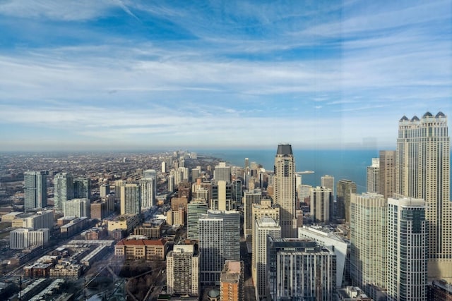 city view with a water view