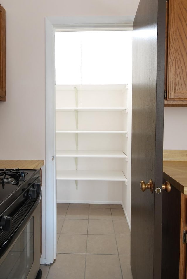 view of pantry