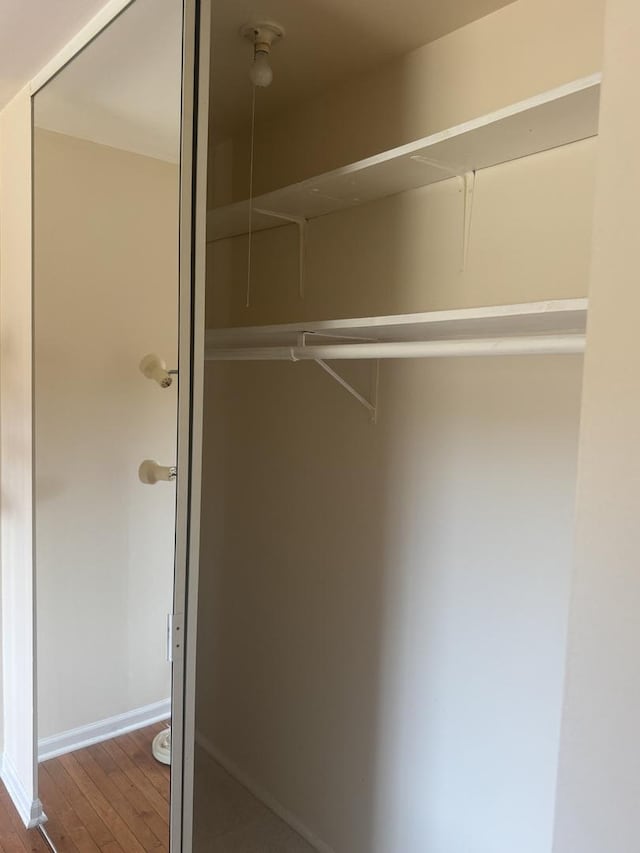 view of closet