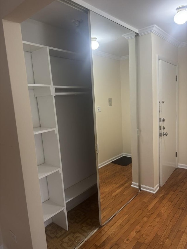 view of closet