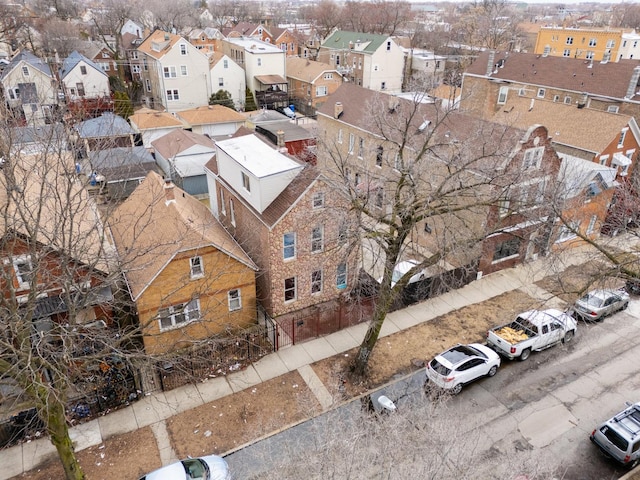 drone / aerial view featuring a residential view