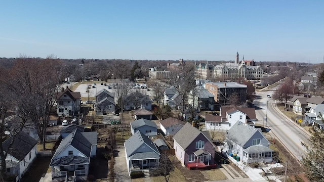 birds eye view of property featuring a residential view