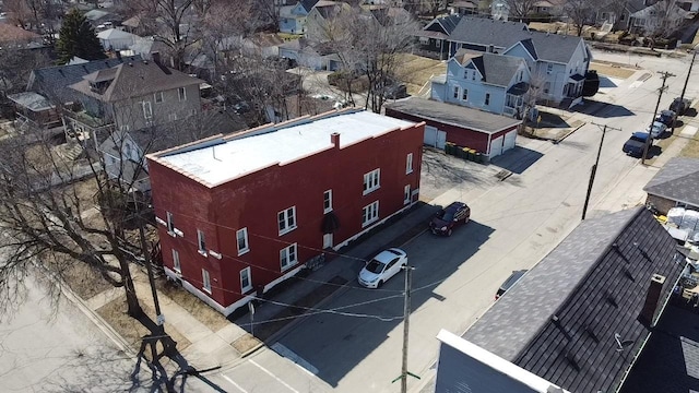 bird's eye view featuring a residential view