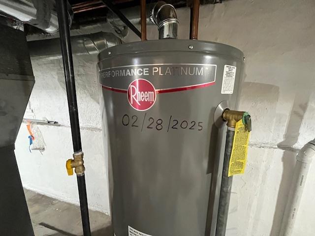 utilities with gas water heater