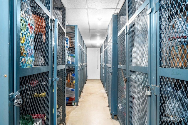 view of storage room