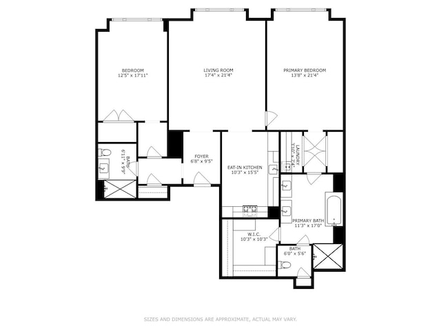 77 E Walton Pl Unit 24E, Chicago, IL 60611 - property floor plan