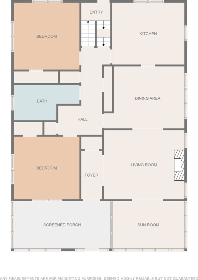 896 S Myrtle Ave, Kankakee, IL 60901 - floor plan / room layout