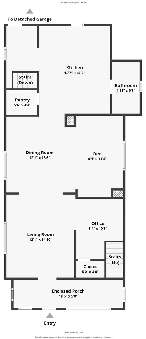 611 Mccarthy Rd, Lemont, IL 60439 - bedroom with dark wood-style floors and a closet