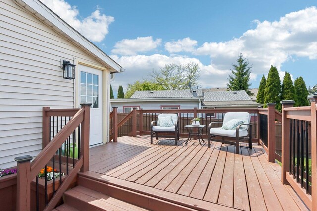 611 Mccarthy Rd, Lemont, IL 60439 - wooden terrace featuring outdoor dining space
