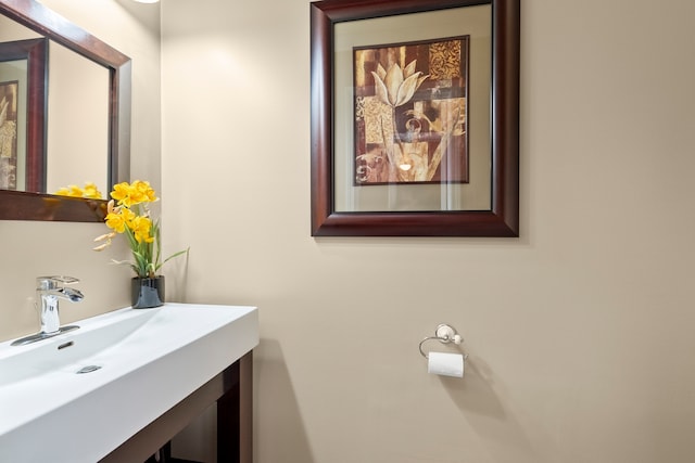 bathroom featuring a sink