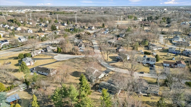 drone / aerial view featuring a residential view