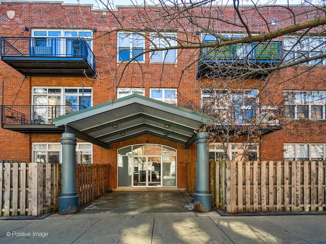 2333 W Saint Paul Ave Unit 331, Chicago, IL 60647 - view of exterior entry featuring brick siding