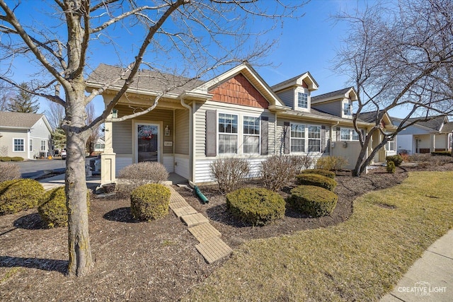 view of front of home