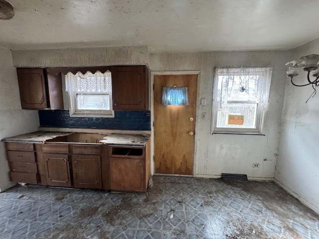 kitchen featuring a wealth of natural light