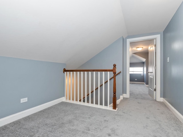8018 S Luella Ave, Chicago, IL 60617 - bonus room featuring carpet floors, baseboards, and vaulted ceiling