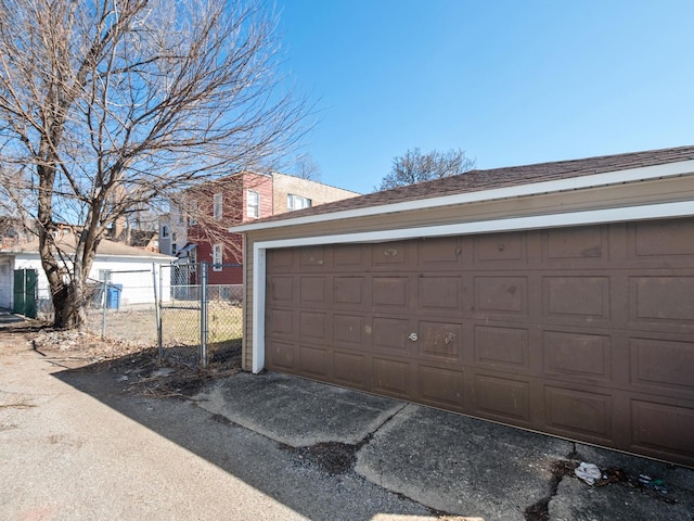 8018 S Luella Ave, Chicago, IL 60617 - garage with fence
