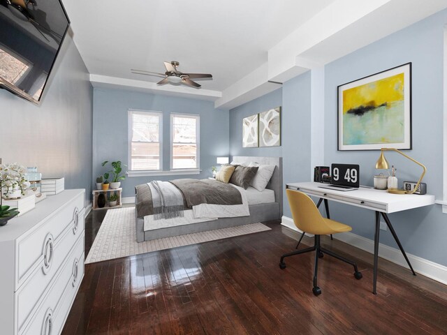 empty room featuring recessed lighting, visible vents, baseboards, and hardwood / wood-style flooring