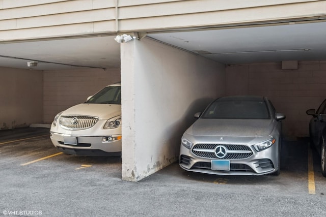 view of parking deck