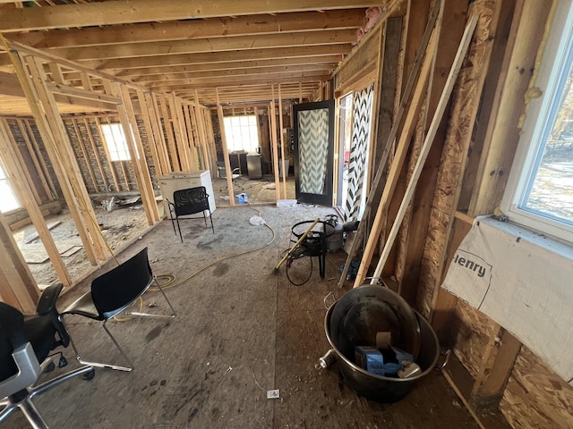 miscellaneous room with a wealth of natural light