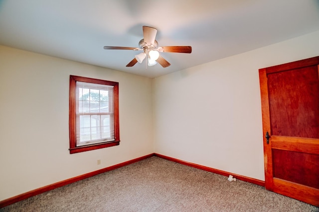 319 S 3rd St, Watseka, IL 60970 - unfurnished room featuring carpet floors, baseboards, and ceiling fan