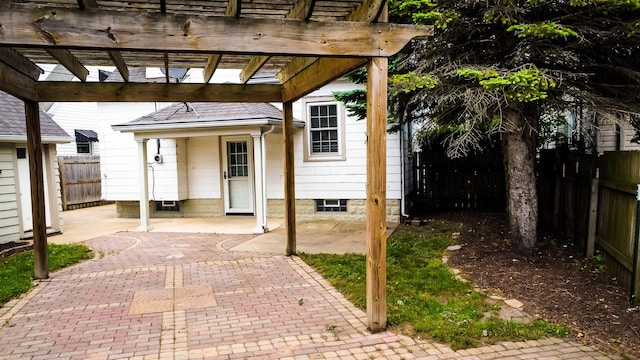 319 S 3rd St, Watseka, IL 60970 - fenced backyard featuring a patio and a pergola