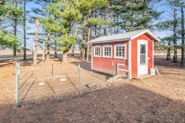 view of poultry coop