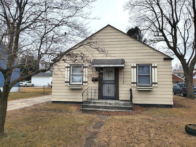 view of bungalow-style home