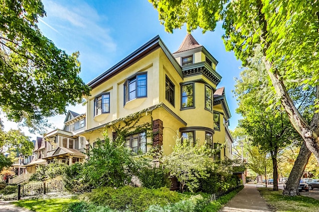 view of property exterior featuring stucco siding