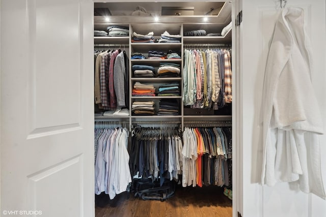 view of closet