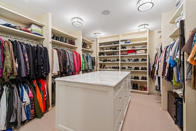 219 E Lake Shore Dr Unit 2Abc, Chicago, IL 60611 - walk in closet featuring light carpet