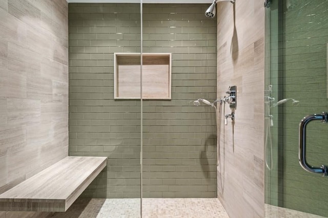 219 E Lake Shore Dr Unit 2Abc, Chicago, IL 60611 - bathroom featuring tiled shower