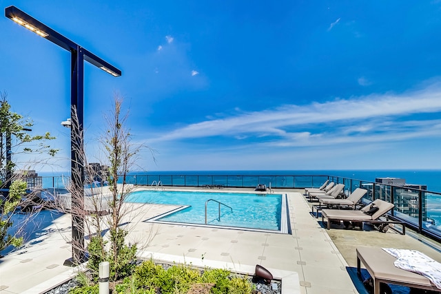 363 E Wacker Dr Unit 3203, Chicago, IL 60601 - community pool featuring a water view