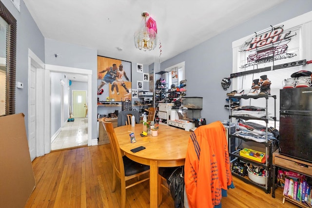2434 W Pershing Rd, Chicago, IL 60632 - dining space featuring wood finished floors