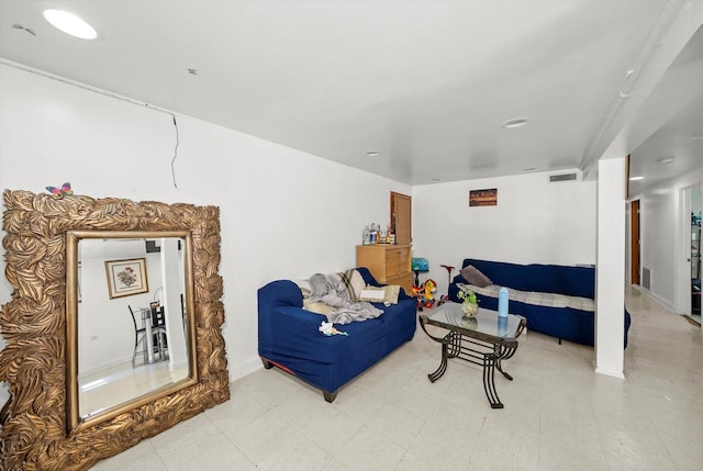 2434 W Pershing Rd, Chicago, IL 60632 - living room with recessed lighting, light floors, and visible vents