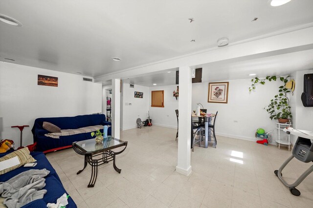 2434 W Pershing Rd, Chicago, IL 60632 - living area with visible vents and baseboards