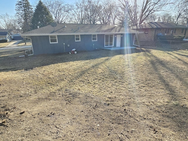 view of rear view of property