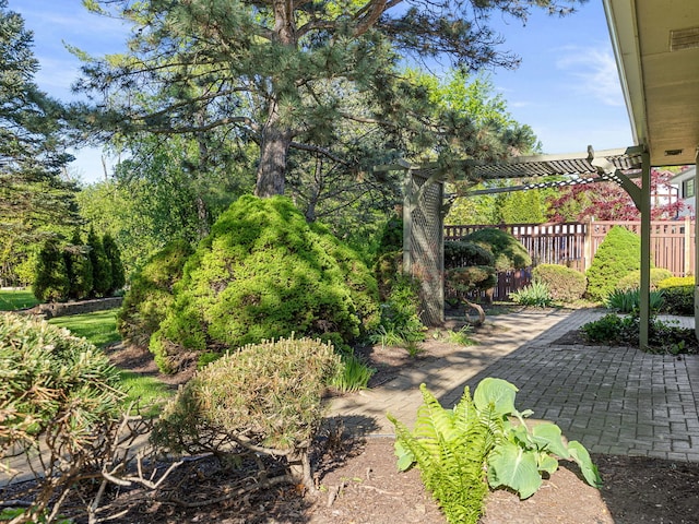 41 Mockingbird Ln, Oak Brook, IL 60523 - view of yard with fence and a patio