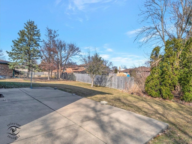 view of patio / terrace with fence