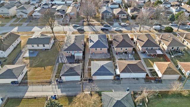 bird's eye view featuring a residential view