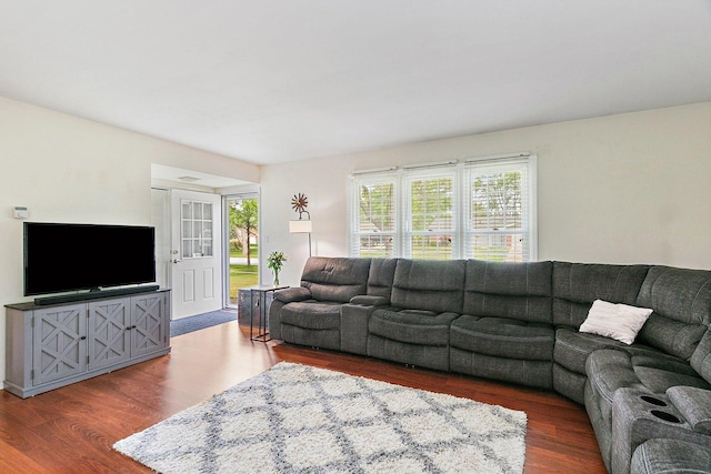 1405 Newcastle Ln, Hoffman Estates, IL 60169 - living area featuring wood finished floors