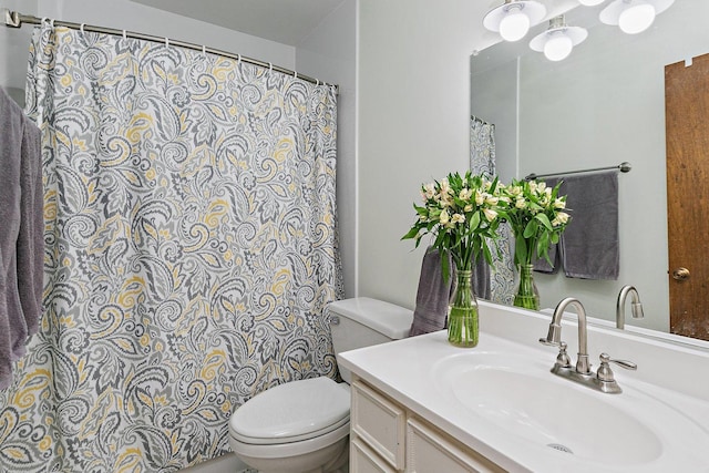 1405 Newcastle Ln, Hoffman Estates, IL 60169 - full bath with vanity and a shower with curtain