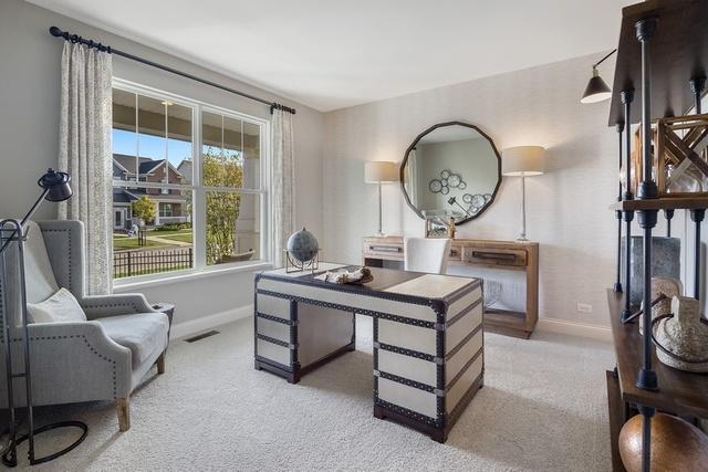 12595 Skeels St, Huntley, IL 60142 - carpeted office with visible vents and baseboards