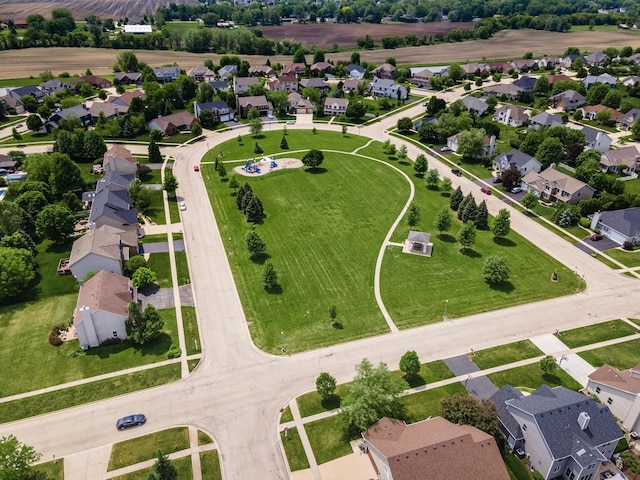 birds eye view of property featuring a residential view