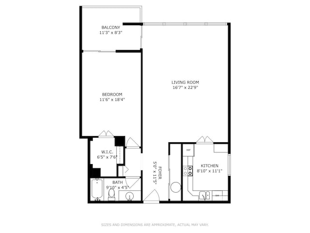 201 E Chestnut St Unit 14E, Chicago, IL 60611 - home floor plan