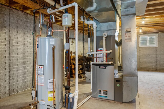 4201 Brittany Trail Dr, Champaign, IL 61822 - utilities featuring heating unit and water heater