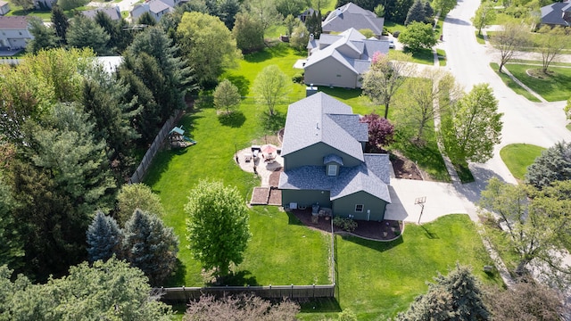 4201 Brittany Trail Dr, Champaign, IL 61822 - bird's eye view featuring a residential view