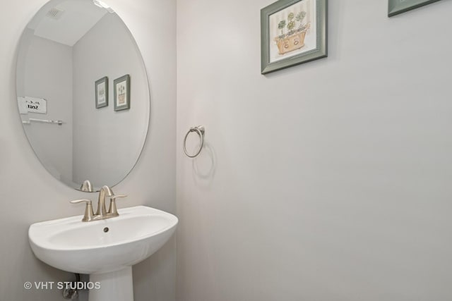 bathroom with a sink